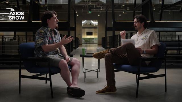 Anduril's Palmer Luckey speaks with Axios' Colin Demarest on The Axios Show
