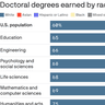 Image describing 4. Science and engineering doctoral candidates slowly diversify