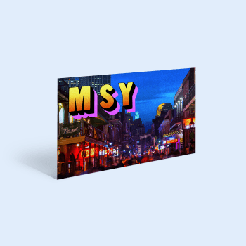 Postcard illustration for Axios New Orleans