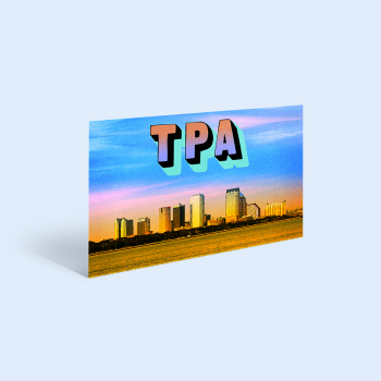 Postcard illustration for Axios Tampa Bay