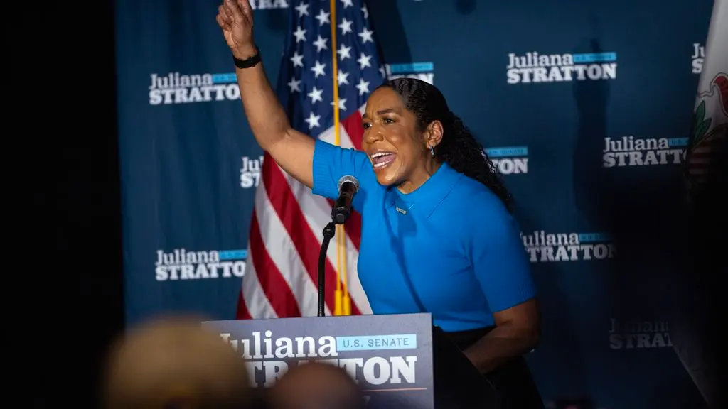 Juliana Stratton wins Illinois Democratic primary for Durbin's Senate seat