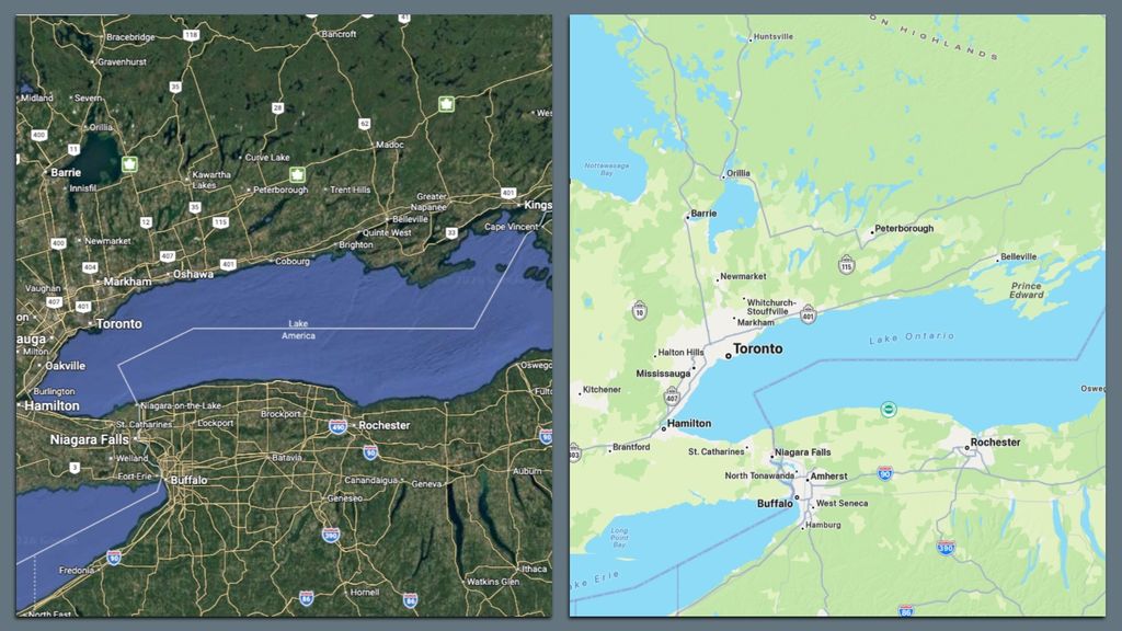 Google Maps switches to "Lake America" as Canada compares change to "SNL" skit