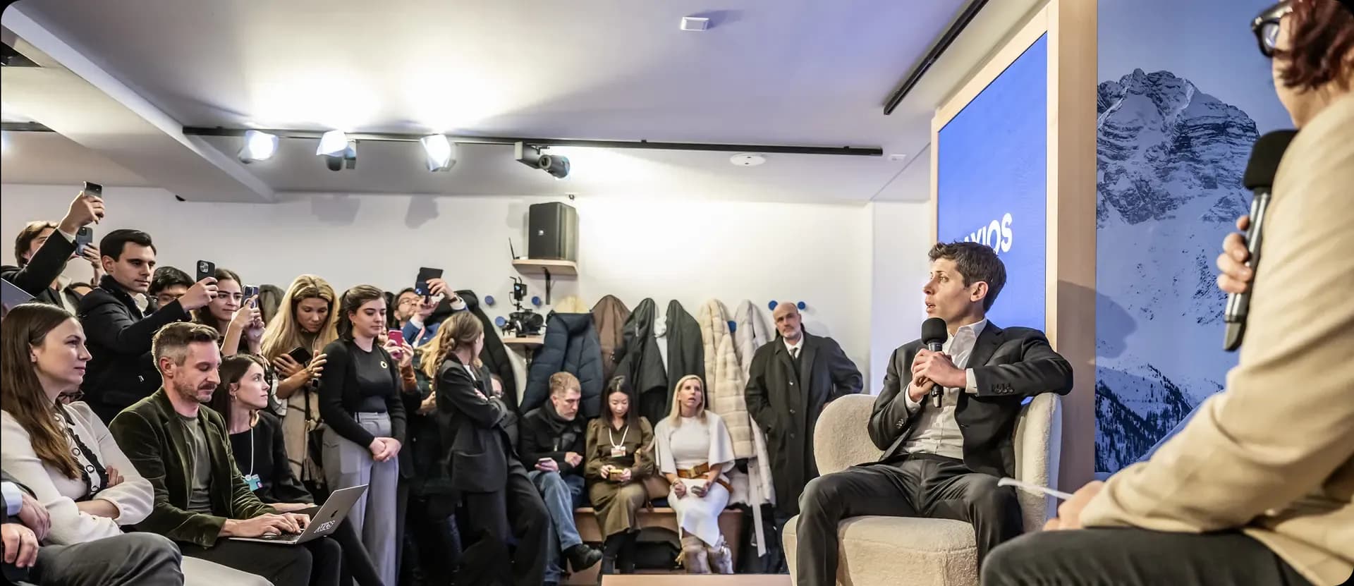 Image of Axios House event with Sam Altman